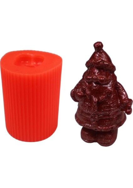 Yılbaşı Çam Ağacı - Noel Baba Silikon Kalıbı M-197