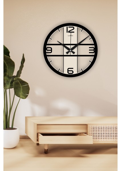 Landiwork Ahşap Modern Duvar Saati, Sessiz Mekanizmalı Duvar Saati, Dekoratif Duvar Saati, Çocuk Odası Duvar Saati, Yeni Ev Hediyesi, 42cm fiyatları