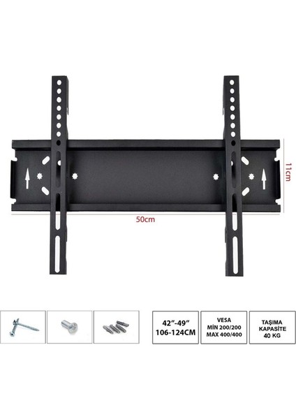 LCD Askı Aparatı Sabit 42"49" 106-124CM 5011