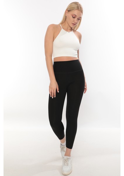 Yeni Sezon Ince Askılı Boyun Bağlamalı Fitilli Toparlayıcı Crop Büstiyer Beyaz fiyatları