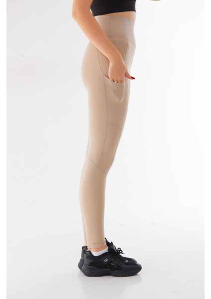 Ten Cepli Yüksek Bel Ektsra Toparlayıcı Geniş Bel Tam Boy Sıkılaştırıcı Spor Tayt 1037 indirimleri