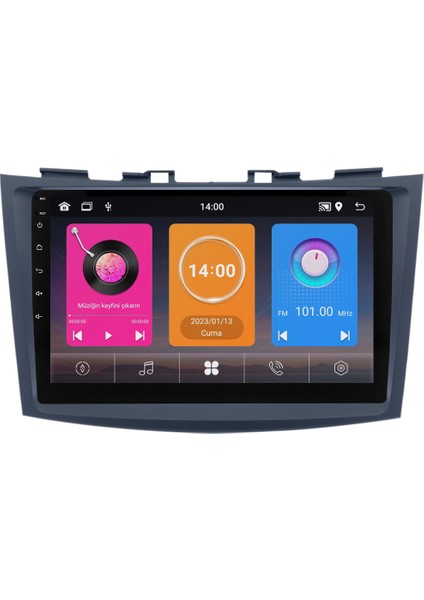 Suzuki Swift (2011-2016) Android 14 Multimedya Carplay 10 Inch 8 GB Ram / 128 GB Hafıza CRV-4512XAA