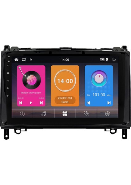 Mercedes Vito (2010-2017) Android 14 Multimedya Carplay 10 Inch 8 GB Ram / 128 GB Hafıza CRV-4340XAA