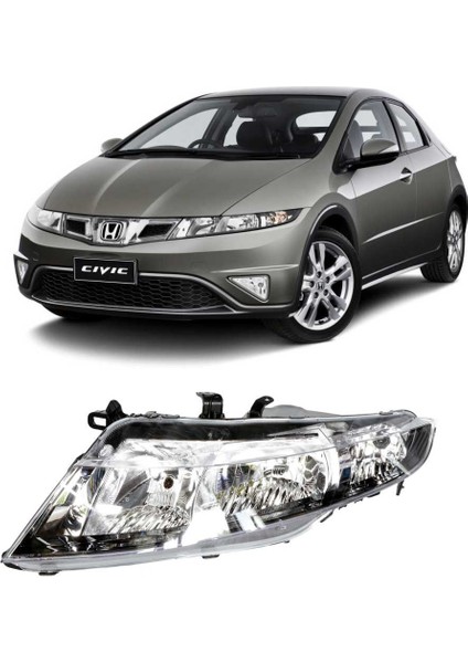 Honda Civic Hb Typer Types Sol Far 2007 2012 Fk1