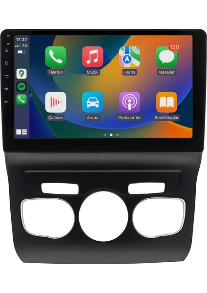 Citroen C4 (2011-2019) Android 14 Multimedya - 8 GB Ram - 128 GB Hafıza - 10 Inch - CarplayCRV-4071XAA