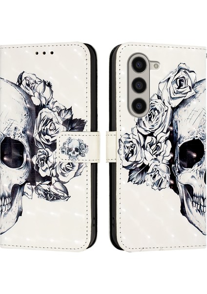 Samsung Galaxy Z Fold6 Için 3D Boyama Pu Kılıf (Yurt Dışından)