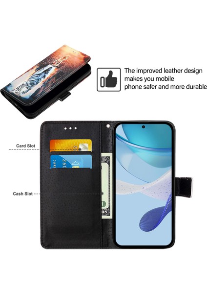 PLZ Shop Samsung Galaxy Z Fold6 Için Düz Dokuma Pu Kılıf (Yurt Dışından)