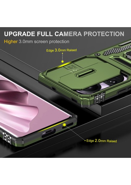 Oppo RENO10 Global Için Armor Pc + Tpu Telefon Kılıfı (Yurt Dışından) modelleri