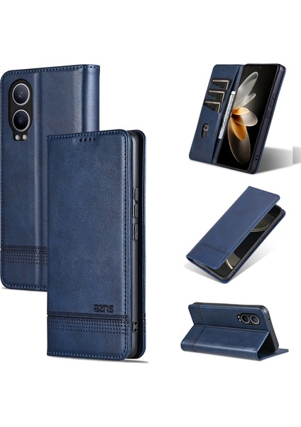 Oppo K12X / Oneplus Nord Ce4 Lite Için Buzağı Dokulu Pu Kılıf (Yurt Dışından)