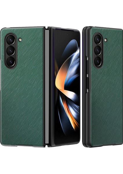 Samsung Galaxy Z Fold6 5g Için Çapraz Tahıl Telefon Kılıfı (Yurt Dışından)