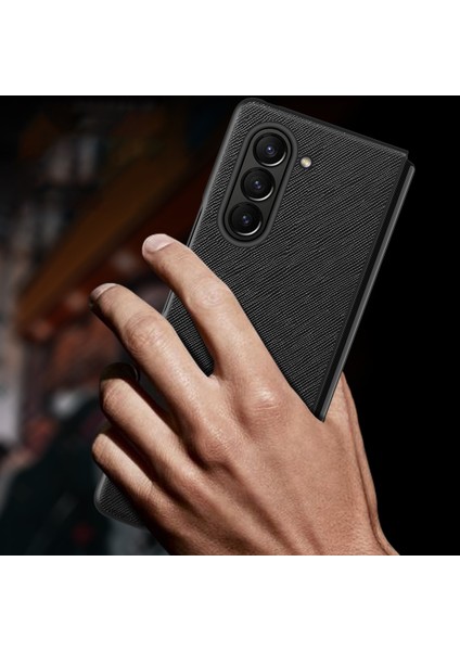 Samsung Galaxy Z Fold6 5g Için Çapraz Tahıl Telefon Kılıfı (Yurt Dışından) modelleri
