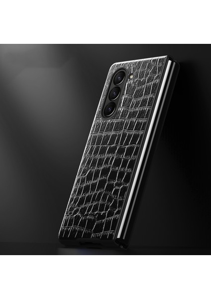Samsung Galaxy Z Fold6 5g Için Timsah Dokulu Telefon Kılıfı (Yurt Dışından) fiyatları