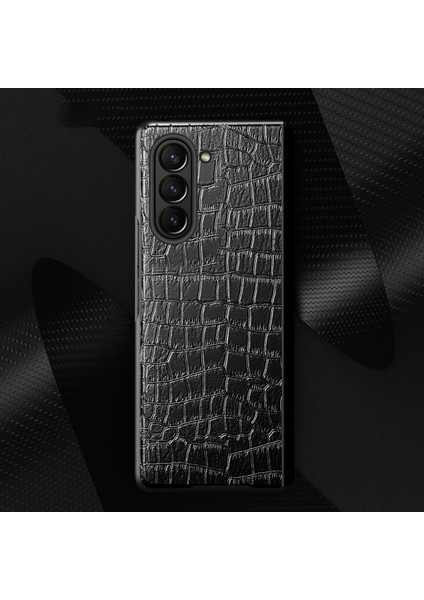 Samsung Galaxy Z Fold6 5g Için Timsah Dokulu Telefon Kılıfı (Yurt Dışından) modelleri