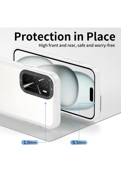 Oppo A16 Için Iki Renkli Lens Halkalı Tpu Kılıf (Yurt Dışından) fırsatları