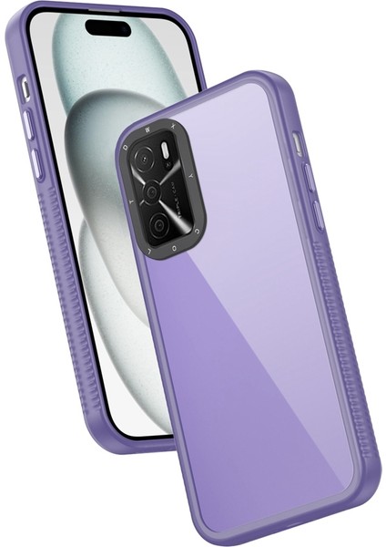 Oppo A16 Için Iki Renkli Lens Halkalı Tpu Kılıf (Yurt Dışından)