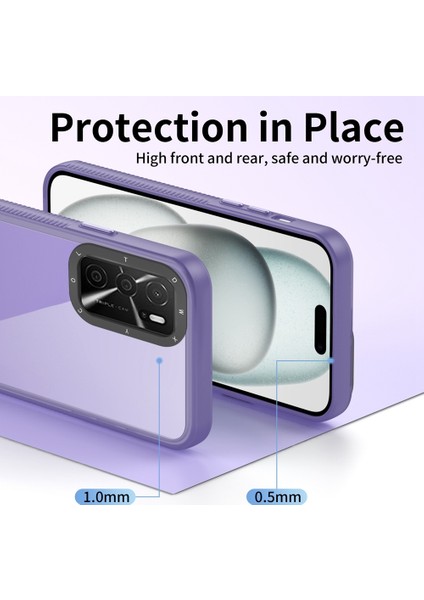 Oppo A16 Için Iki Renkli Lens Halkalı Tpu Kılıf (Yurt Dışından) fırsatları