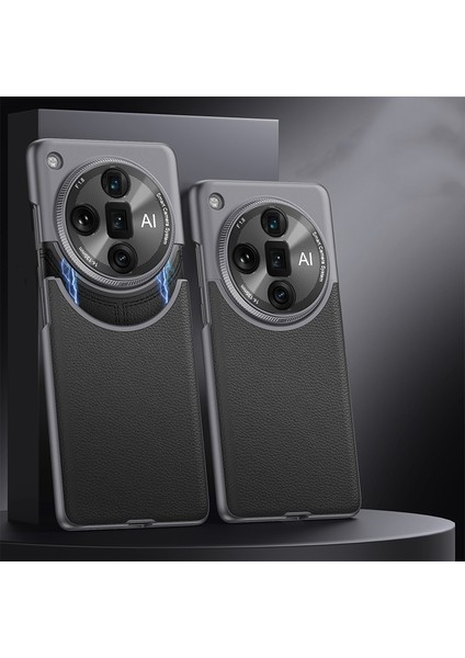 Oppo Find X7 Ultra Için Gkk Kontrast Renkli Deri Telefon Kılıfı (Yurt Dışından)