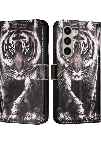 Samsung Galaxy Z Fold6 Için Düz Dokuma Pu Kılıf (Yurt Dışından)