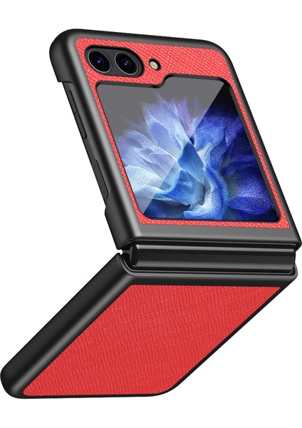 Samsung Galaxy Z Flip6 5g Için Çapraz Tahıl Telefon Kılıfı (Yurt Dışından)