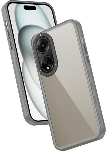 Oppo A98 Için Iki Renkli Lens Halkalı Tpu Kılıf (Yurt Dışından)