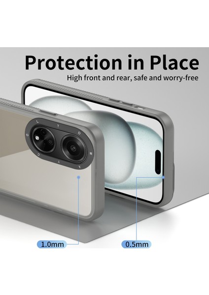 Oppo A98 Için Iki Renkli Lens Halkalı Tpu Kılıf (Yurt Dışından) fırsatları