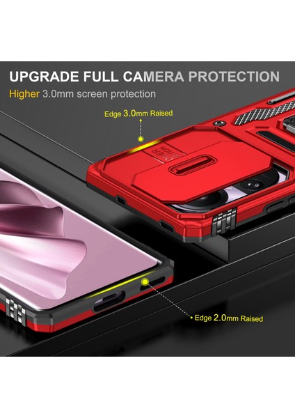 Oppo RENO10 Global Için Armor Pc + Tpu Telefon Kılıfı (Yurt Dışından) modelleri