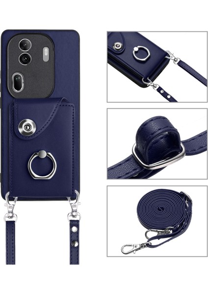Oppo RENO11 Pro Global Için Crossbody Kart Çantası Kılıfı (Yurt Dışından) indirimleri