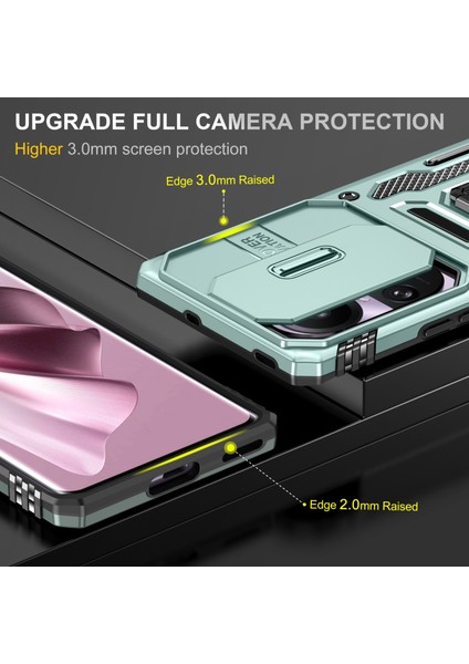 Oppo RENO10 Global Için Armor Pc + Tpu Telefon Kılıfı (Yurt Dışından) modelleri