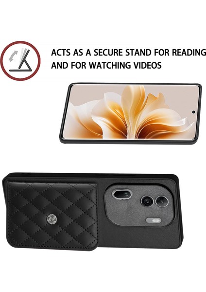 Oppo RENO11 Pro Global Için Eşkenar Dörtgen Dokulu Kılıf (Yurt Dışından) modelleri