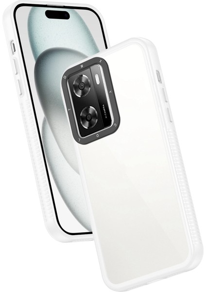 PLZ Shop Oppo A57 4g Için Iki Renkli Lens Halkalı Tpu Kılıf (Yurt Dışından)