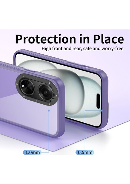 Oppo A98 Için Iki Renkli Lens Halkalı Tpu Kılıf (Yurt Dışından) fırsatları