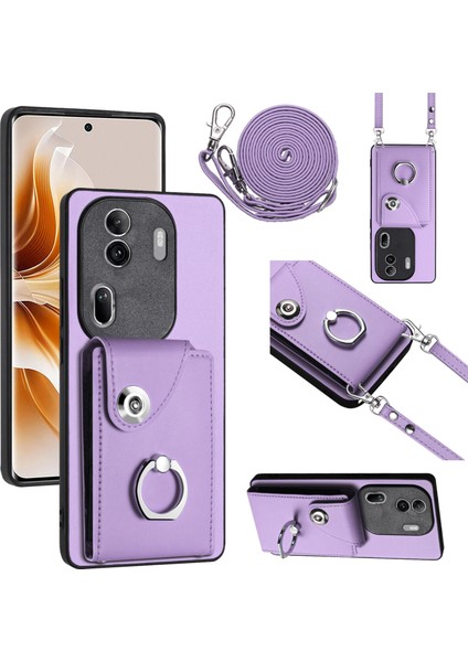 Oppo RENO11 Pro Global Için Crossbody Kart Çantası Kılıfı (Yurt Dışından)