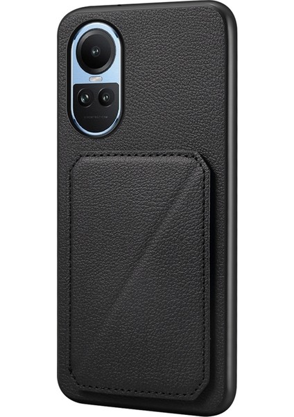 Oppo RENO10 5G/RENO10 Pro 5g Global Için Kart Tutucu Pu Kılıf (Yurt Dışından)