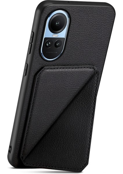 Oppo RENO10 5G/RENO10 Pro 5g Global Için Kart Tutucu Pu Kılıf (Yurt Dışından) modelleri