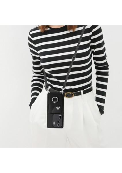 Oppo RENO11 Pro Global Için Crossbody Kart Çantası Kılıfı (Yurt Dışından) fırsatları