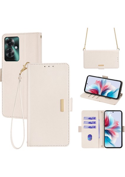 Oppo RENO11 F 5g Için Crossbody Deri Kılıf (Yurt Dışından)