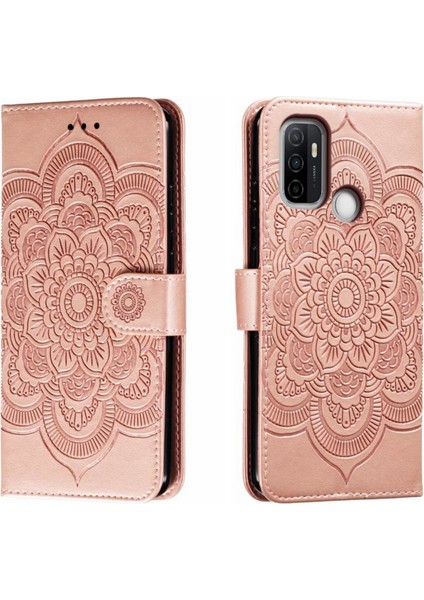 PLZ Shop Oppo A53 2020 Için Mandala Pu Kılıf (Yurt Dışından)