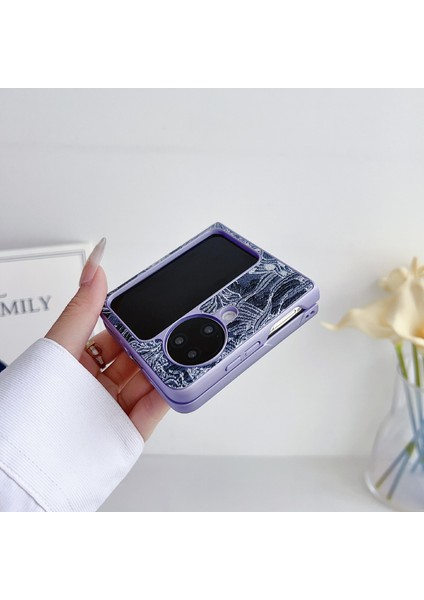 Oppo Find N3 Flip Için Nakış Tarzı Telefon Kılıfı (Yurt Dışından) fiyatları