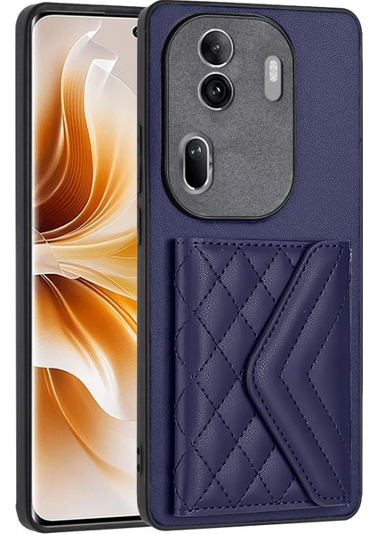 Oppo RENO11 Pro Global Için Eşkenar Dörtgen Dokulu Kılıf (Yurt Dışından)