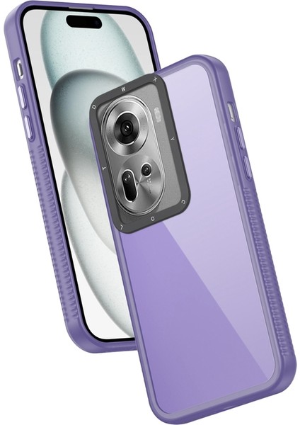 PLZ Shop Oppo RENO11 5g Global Için Iki Renkli Lens Halkalı Tpu Kılıf (Yurt Dışından)