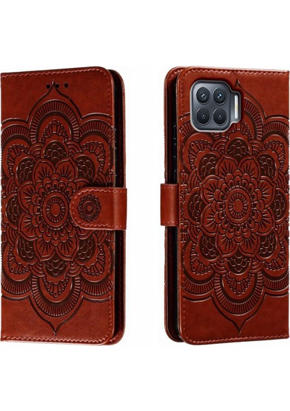 Oppo A93 4g Için Mandala Pu Kılıf (Yurt Dışından)