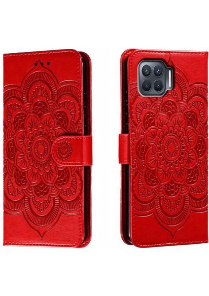 Oppo A93 4g Için Mandala Pu Kılıf (Yurt Dışından)
