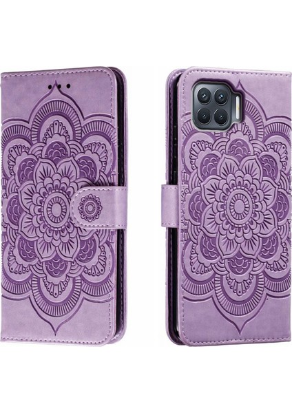 Oppo A93 4g Için Mandala Pu Kılıf (Yurt Dışından)
