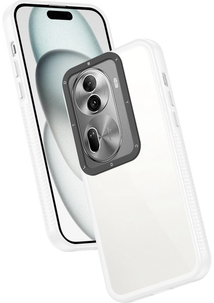Oppo RENO11 Pro 5g Global Için Iki Renkli Lens Halkalı Tpu Kılıf (Yurt Dışından)