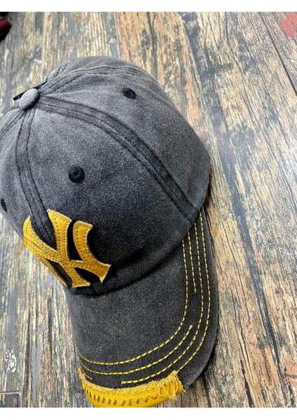 Unisex Vintage Retro Pamuklu Şapka Eskitme Tasarım Şapkalar
