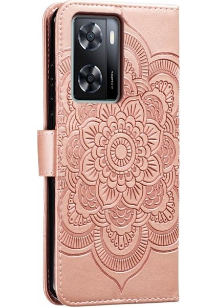 PLZ Shop Oppo A57 4g Için Mandala Pu Kılıf (Yurt Dışından)