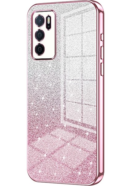Oppo A16 / A16S / A54S Için Parıltılı Toz Kılıf (Yurt Dışından)