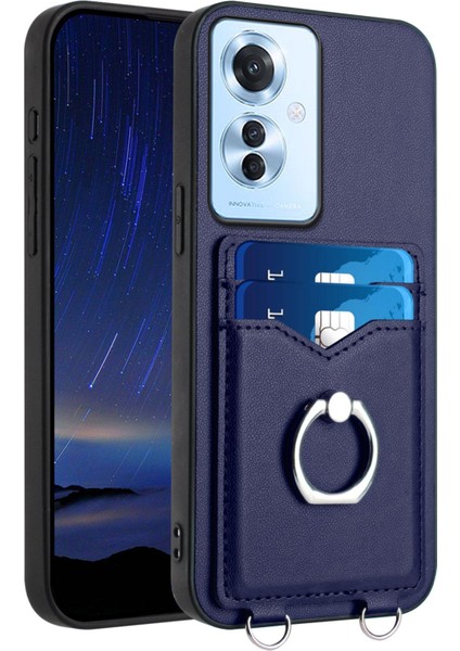Oppo F25 Pro 5g Hindistan Için R20 Yüzüklü Kart Tutucu Kılıf (Yurt Dışından)