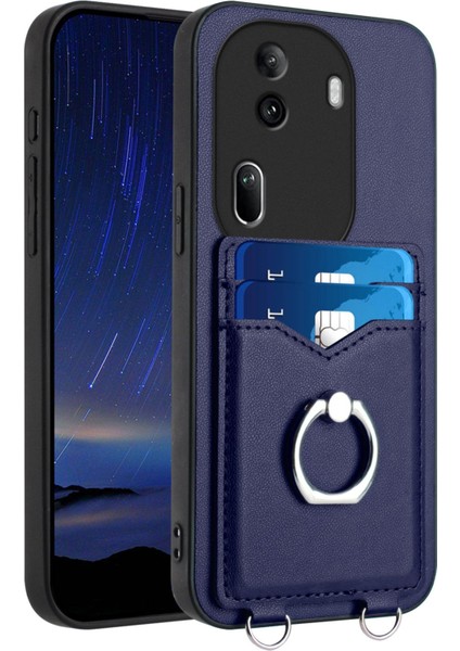 Oppo RENO11 Pro Global Için R20 Yüzüklü Kart Tutucu Kılıf (Yurt Dışından)