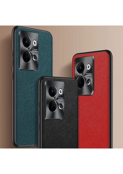 Oppo Reno9 Pro+ Için Çapraz Dokulu Pu Telefon Kılıfı (Yurt Dışından) fiyatları